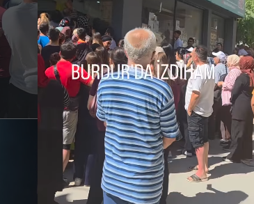 Burdur’da Bir İşyerinde İzdiham Yaşandı